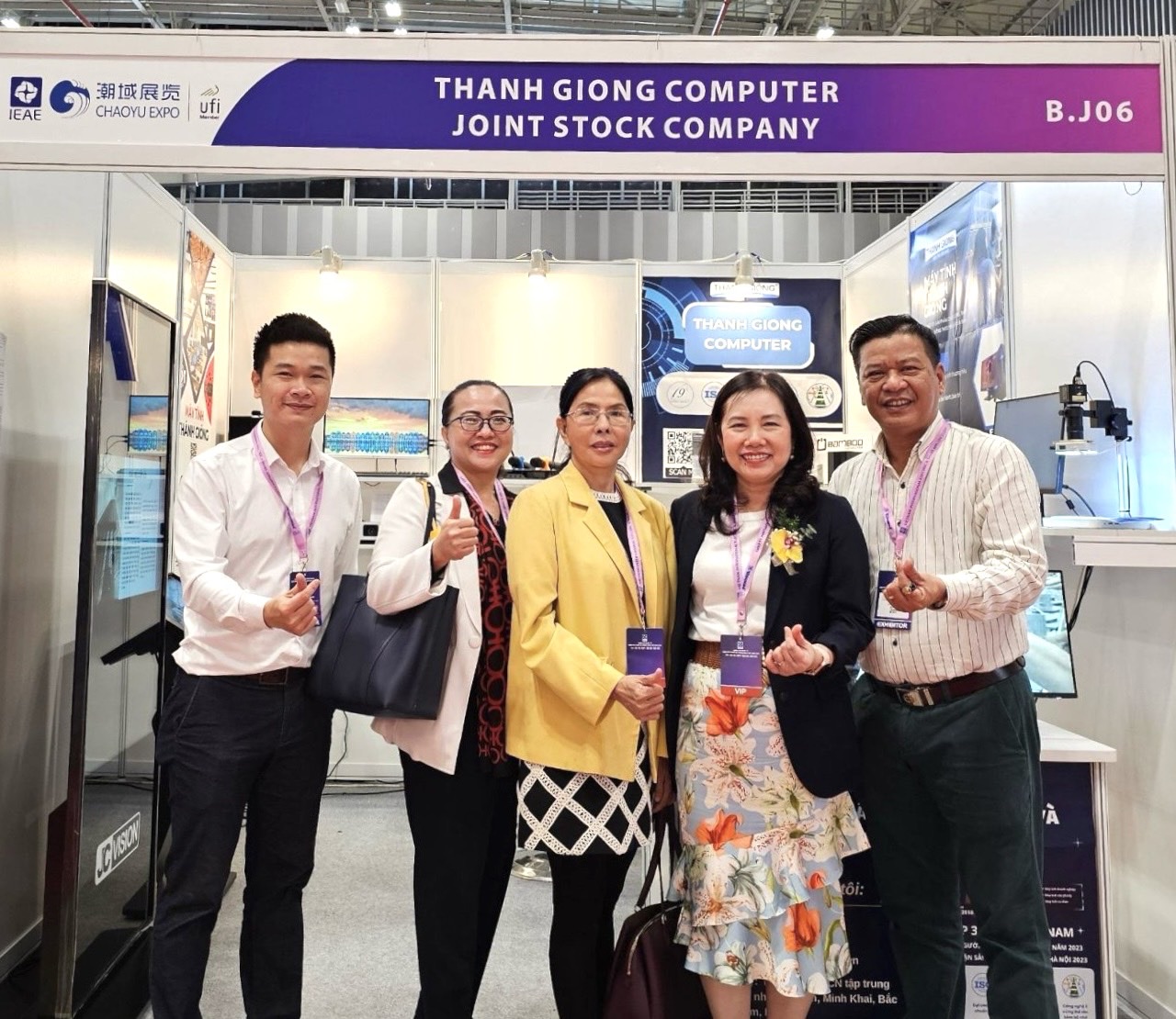 GIAN HÀNG MÁY TÍNH THÁNH GIÓNG TẠI TRIỂN LÃM IEAE (23-25/05/2024)